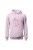 Bluza damska z  kapturem Wild and free - różowa