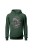 Bluza damska z  kapturem Wild and free - zielona