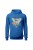 Bluza damska z  kapturem Good times and tan lines - niebieska