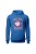 Bluza damska z  kapturem Keep your dreams alive - niebieska