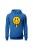 Bluza damska z  kapturem Smile - niebieska