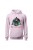 Bluza damska z  kapturem Stay Wild Moon Child - różowa