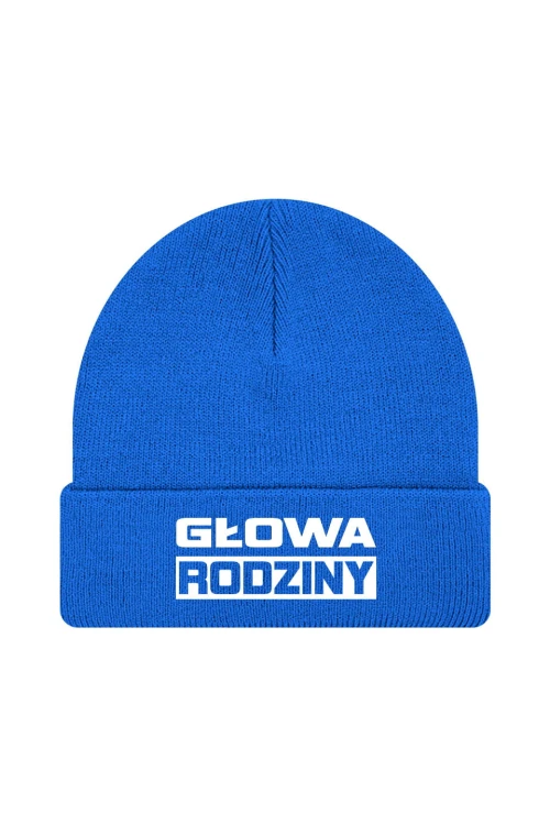 Czapka zimowa Głowa Rodziny - niebieska