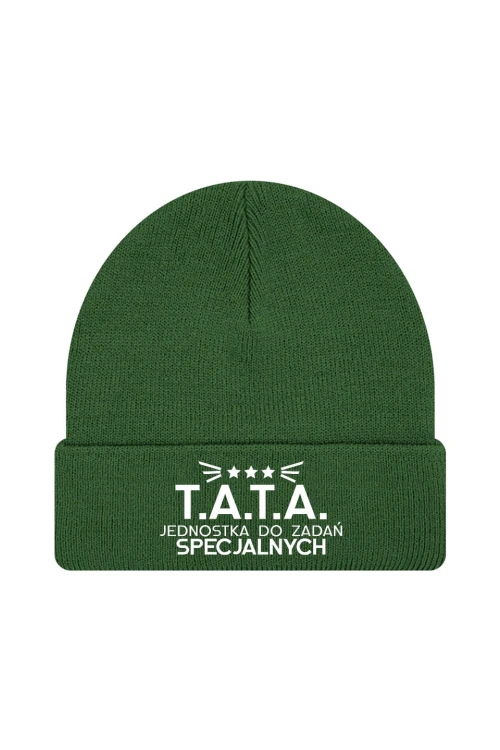 Czapka zimowa T.A.T.A Jednostka do zadań specjalnych - ciemnozielona