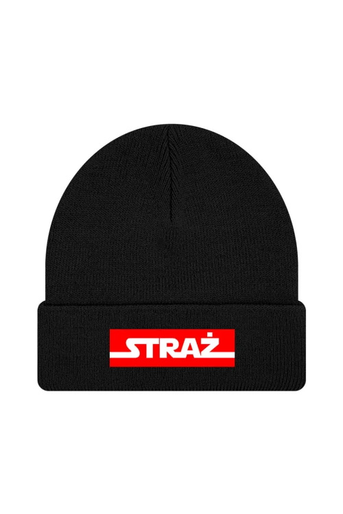 Czapka zimowa STRAŻ - czarna