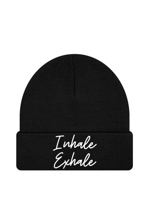 Czapka zimowa Inhale Exhale - czarna