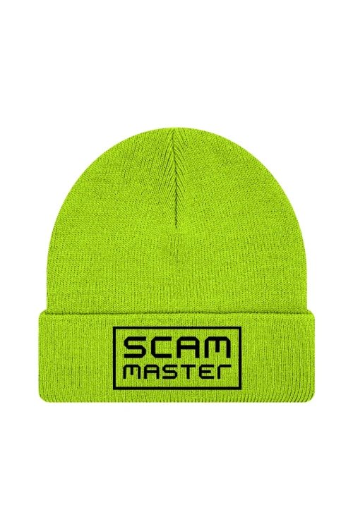 Czapka zimowa Scam master - limonka