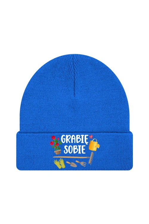 Czapka zimowa Grabie sobie - niebieska