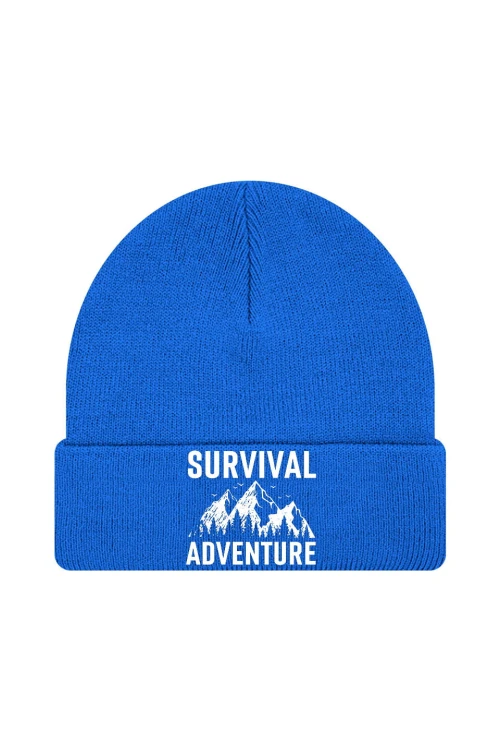 Czapka zimowa Survival Adventure - niebieska