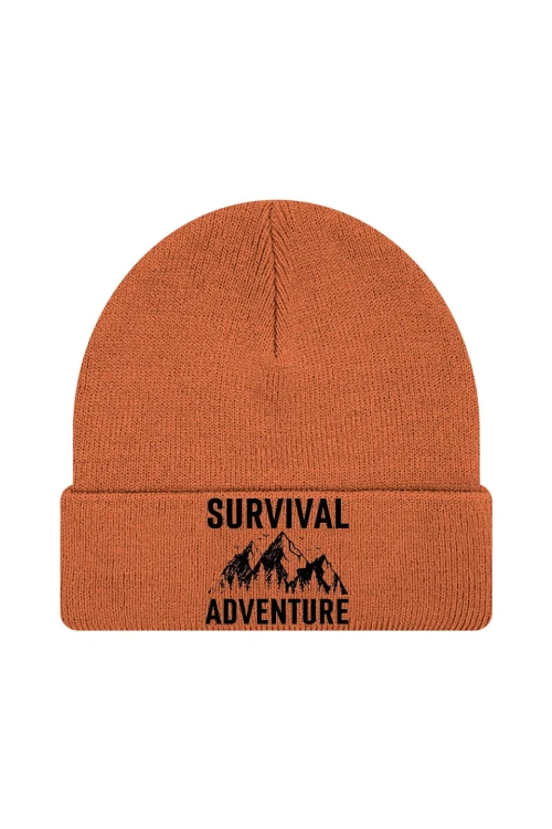 Czapka zimowa Survival Adventure - pomarańczowa