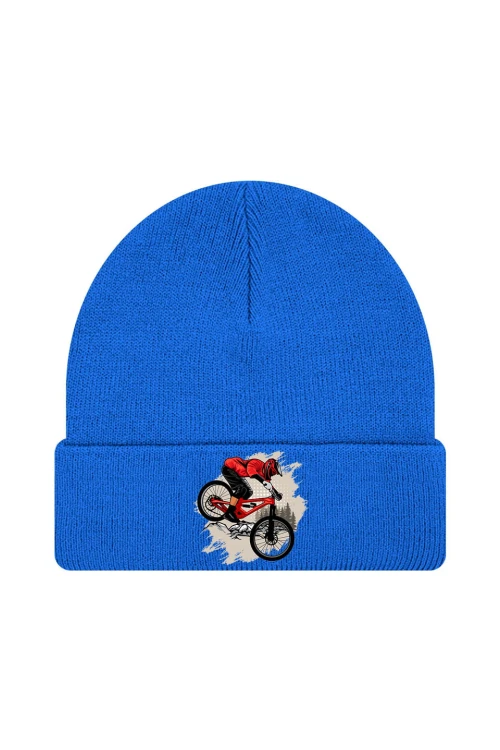 Czapka zimowa Downhill Zjazd - niebieska