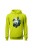 Bluza męska z kapturem Buddyzm - limonka