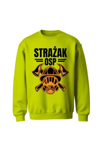 Bluza męska bez kaptura Strażak OSP