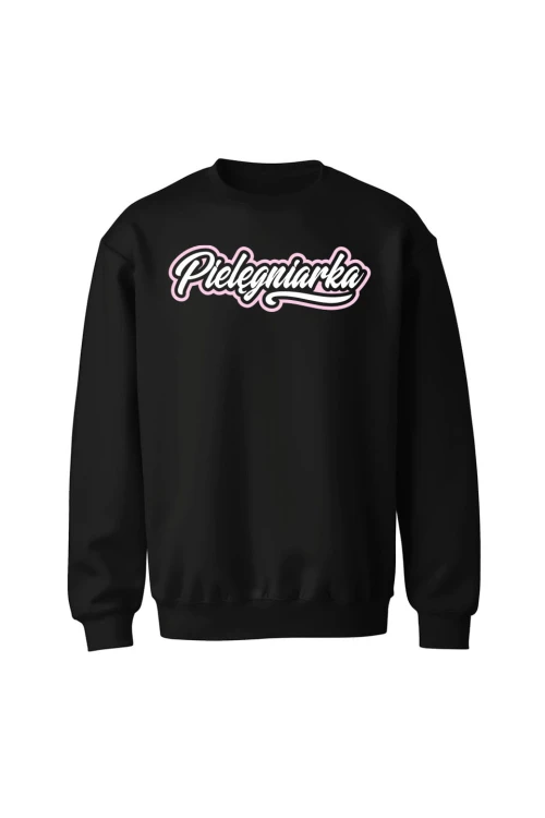 Bluza bez kaptura Pielęgniarka - czarna