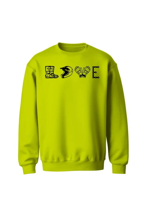 Bluza bez kaptura LOVE MOTO