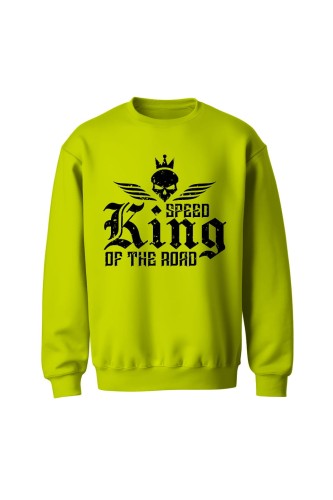 Bluza bez kaptura Speed king of the road