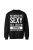 Bluza bez kaptura Sexy kierowca - czarna