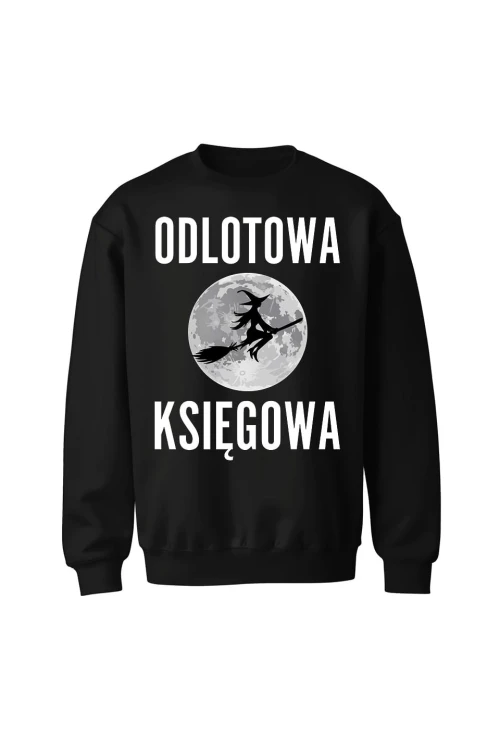 Bluza bez kaptura Odlotowa księgowa - czarna