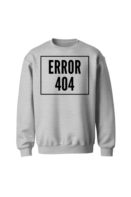 Bluza bez kaptura 404 error - szara