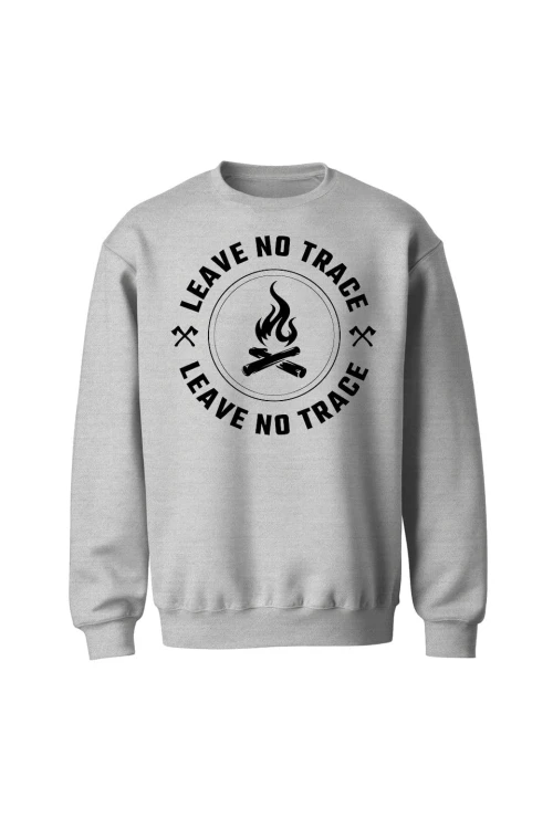Bluza bez kaptura Leave no trace - szara