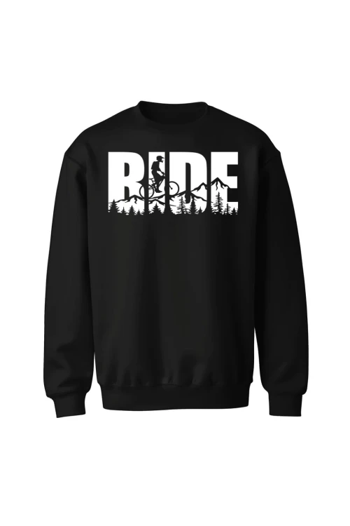 Bluza bez kaptura Ride MTB - czarna