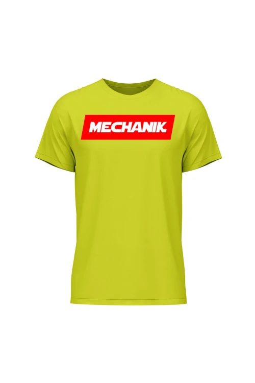 Koszulka męska MECHANIK - limonka