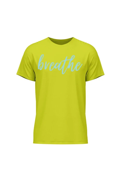 Koszulka męska Breathe - limonka