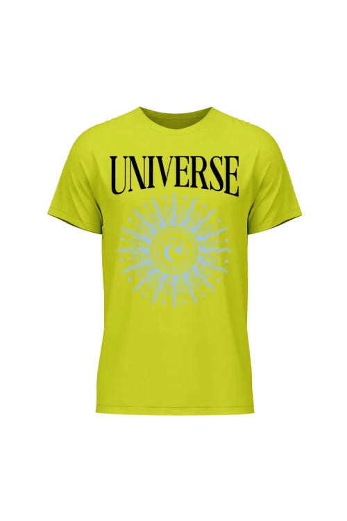 Koszulka męska Universe - limonka