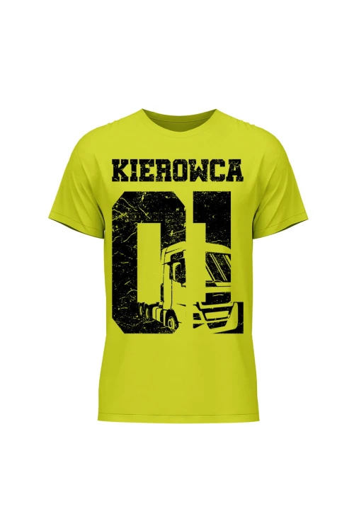 Koszulka męska Kierowca 01 - limonka
