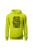 Bluza męska z kapturem Odważny kierowca - limonka