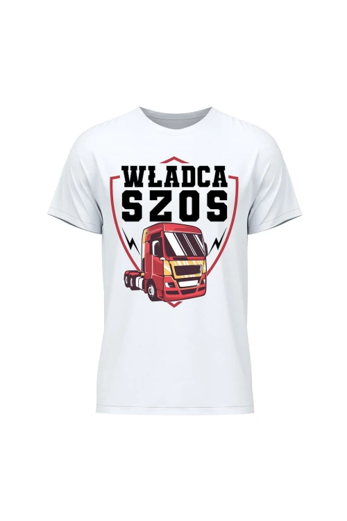 Koszulka męska Władca szos - biała