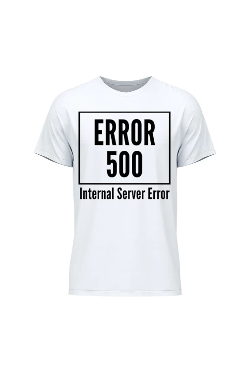 Koszulka męska 500 error - biała