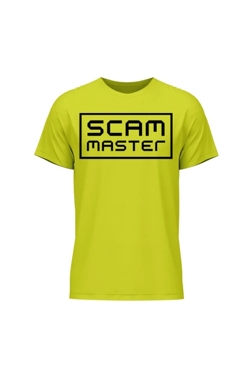 Koszulka męska Scam master - limonka