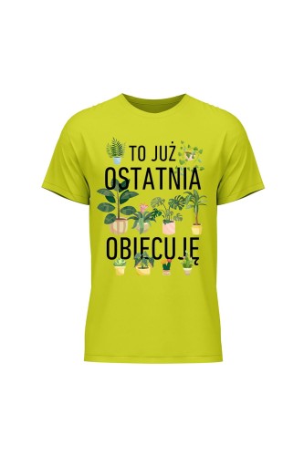 Koszulka męska To już ostatnia obiecuję - limonka