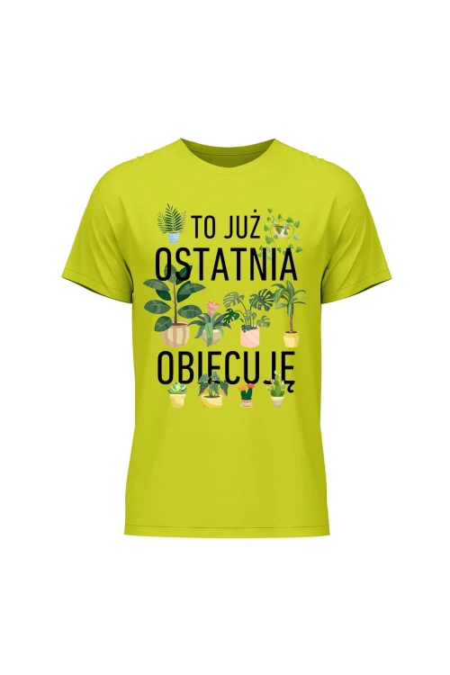 Koszulka męska To już ostatnia obiecuję - limonka