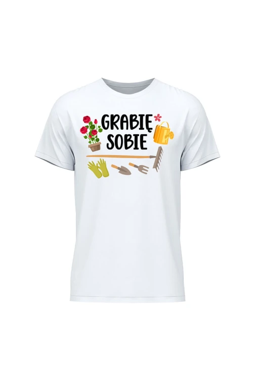 Koszulka męska Grabie sobie - biała
