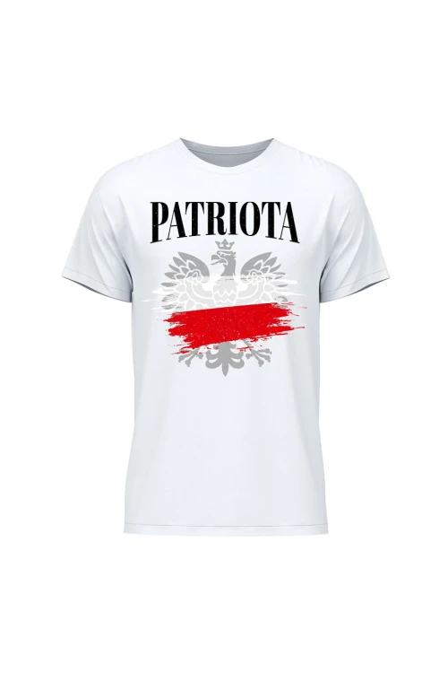 Koszulka męska Patriota - biała