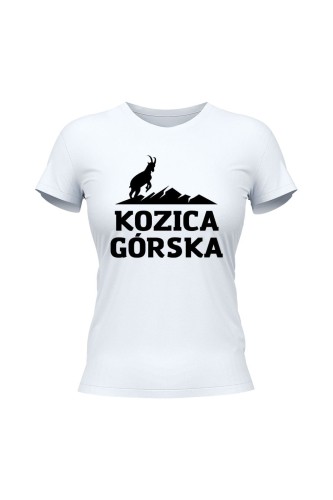 Koszulka damska Kozica górska - biała