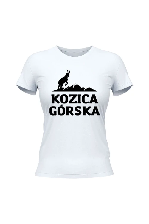 Koszulka damska Kozica górska - biała