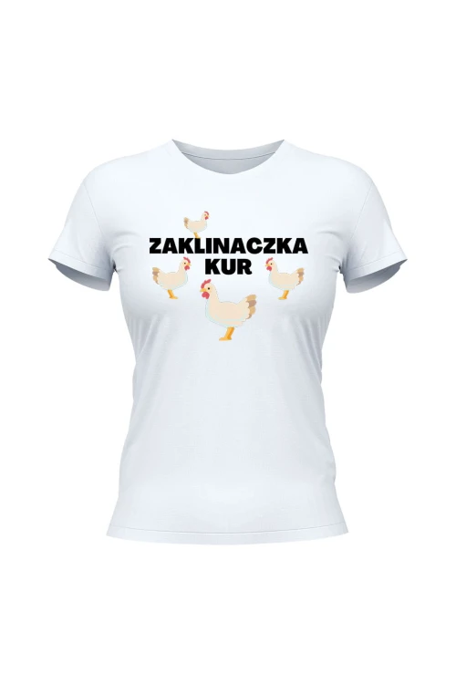 Koszulka damska Zaklinaczka kur - biała