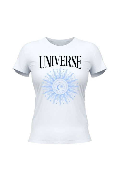 Koszulka damska Universe - biała