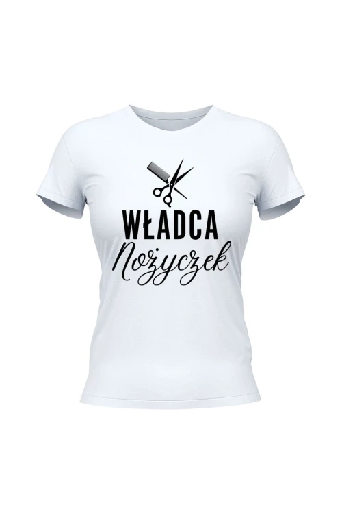 Koszulka damska Władca nożyczek - biała