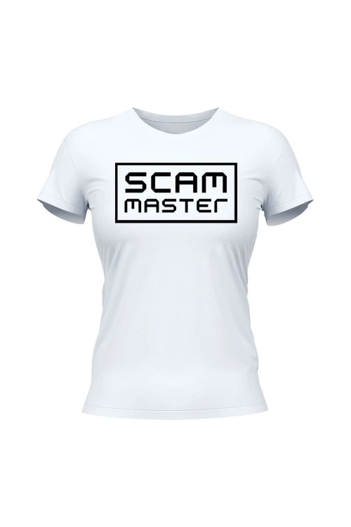 Koszulka damska Scam master - biała