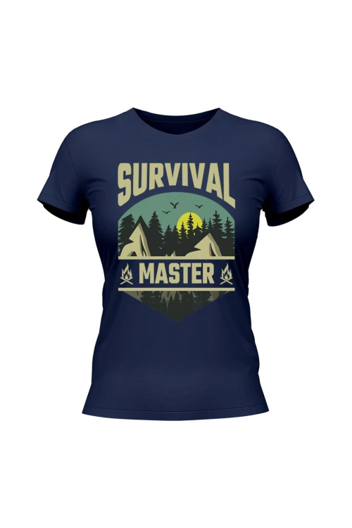 Koszulka damska Survival Master - granatowa