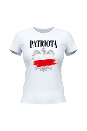 Koszulka damska Patriota - biała