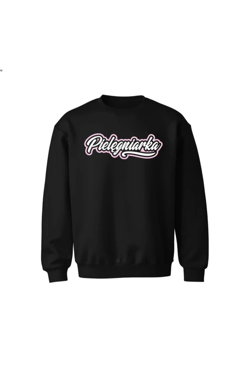 Bluza dziecięca bez kaptura Pielęgniarka - czarna