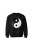 Bluza dziecięca bez kaptura Symbol Yin Yang - czarna