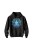 Bluza dziecięca z kapturem Medytacja Mandala - czarna