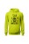 Bluza męska z kapturem Tir dzwoni muszę iść - limonka