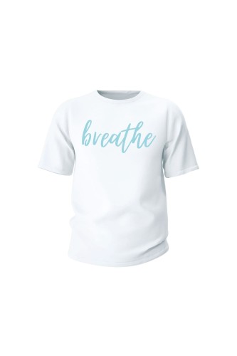 Koszulka dziecięca Breathe - biała